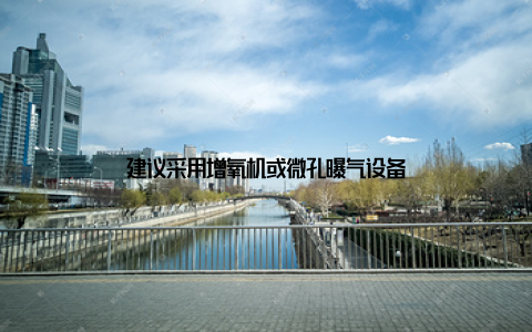 建议采用增氧机或微孔曝气设备