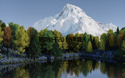 转变始于2018年夏天