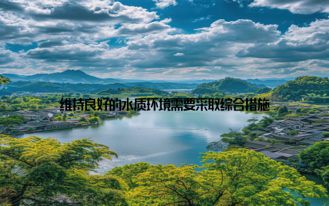 维持良好的水质环境需要采取综合措施