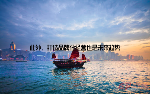 此外, 打造品牌化经营也是未来趋势
