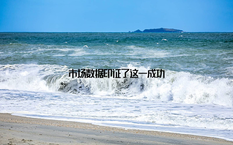 市场数据印证了这一成功