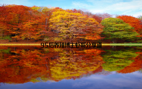 95后养殖博主虾哥分享道