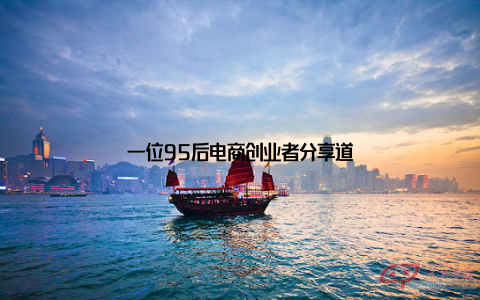 一位95后电商创业者分享道